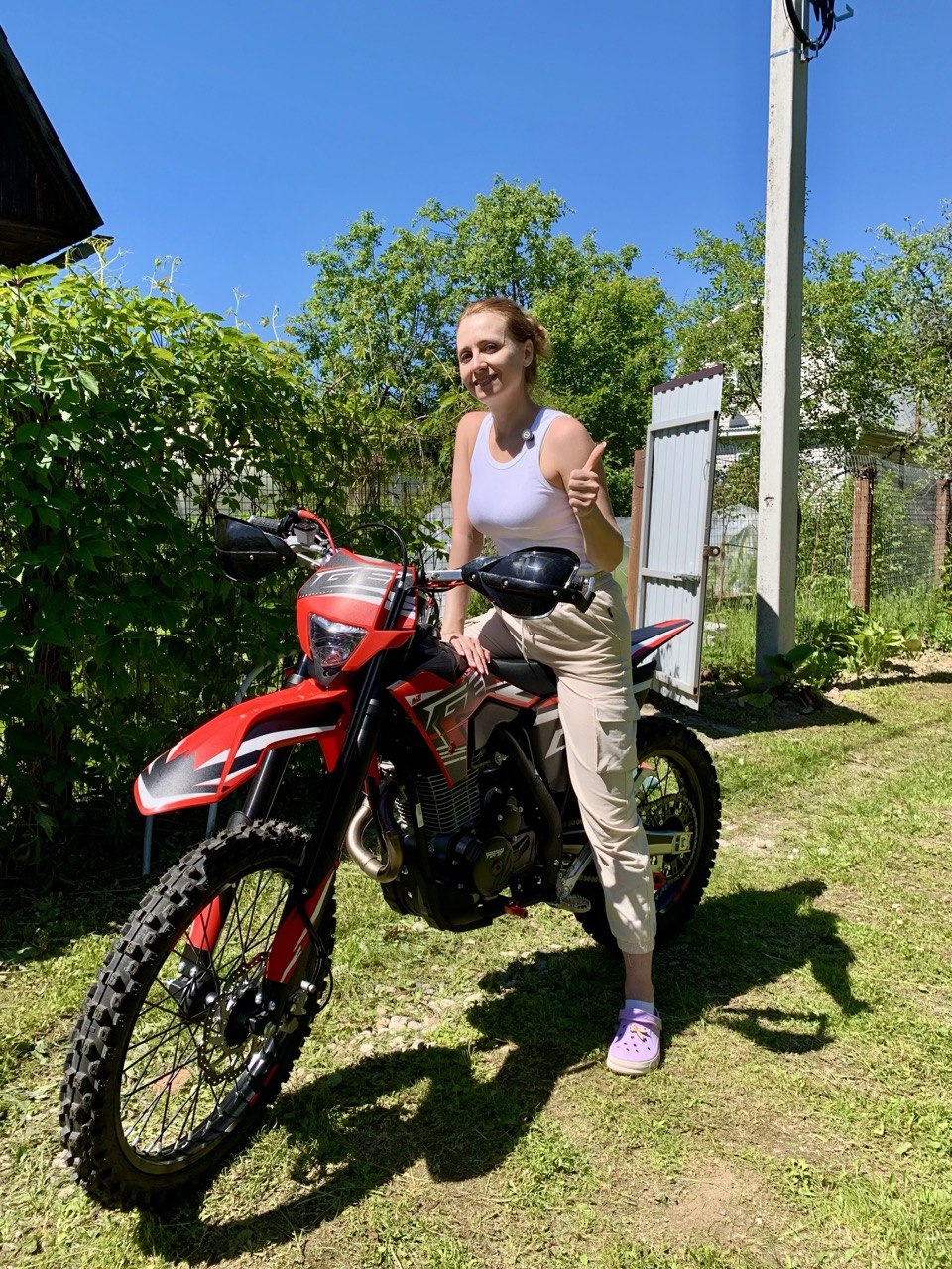 Мотоцикл кроссовый GURUENDURO Ranger YB300R 21/18