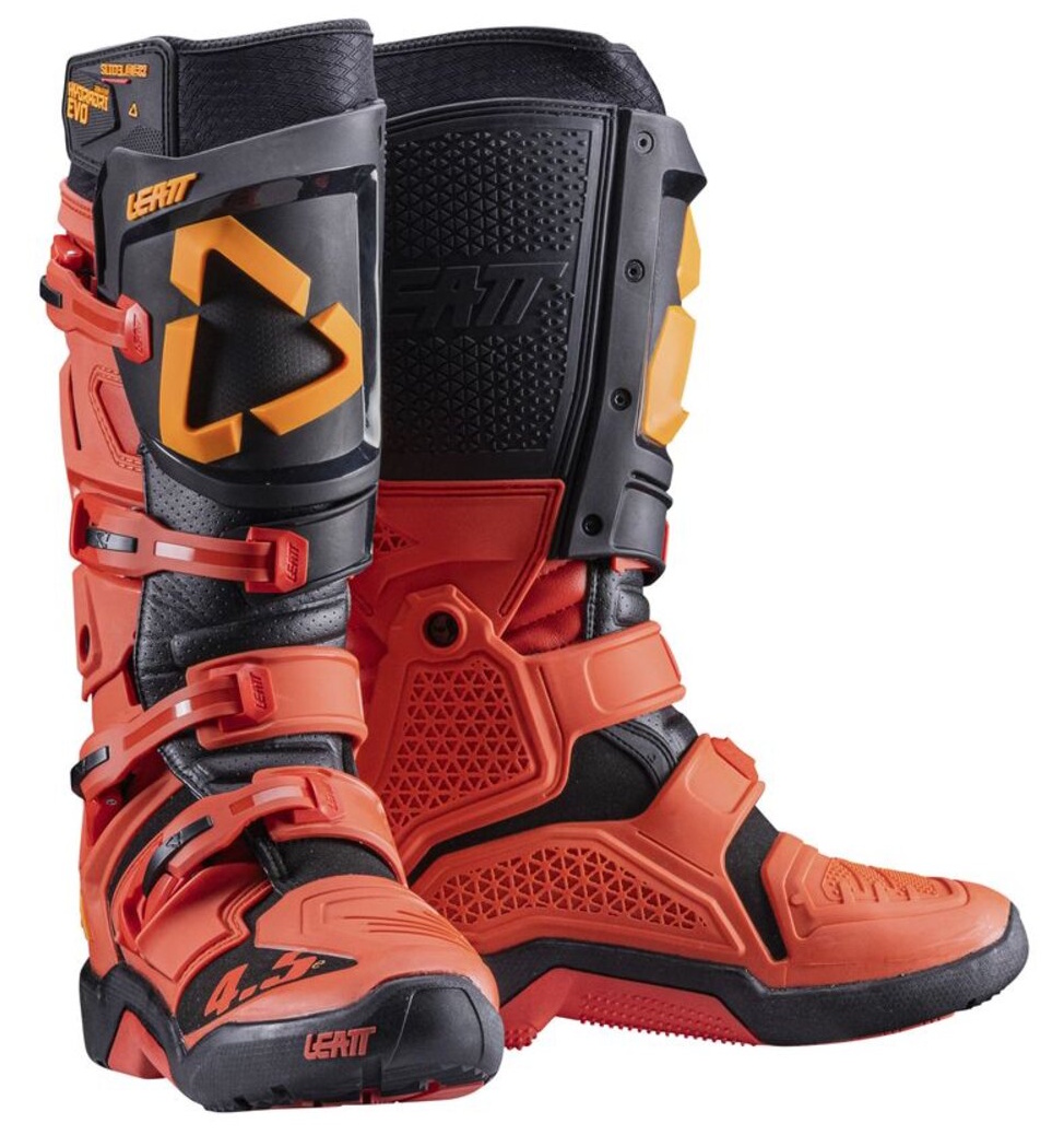 Мотоботы кроссовые Leatt 4.5 HydraDri Boot Burn Red