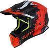 Шлем (кроссовый) JUST1 J38 MASK Hi-Vis оранжевый/серый/черный матовый