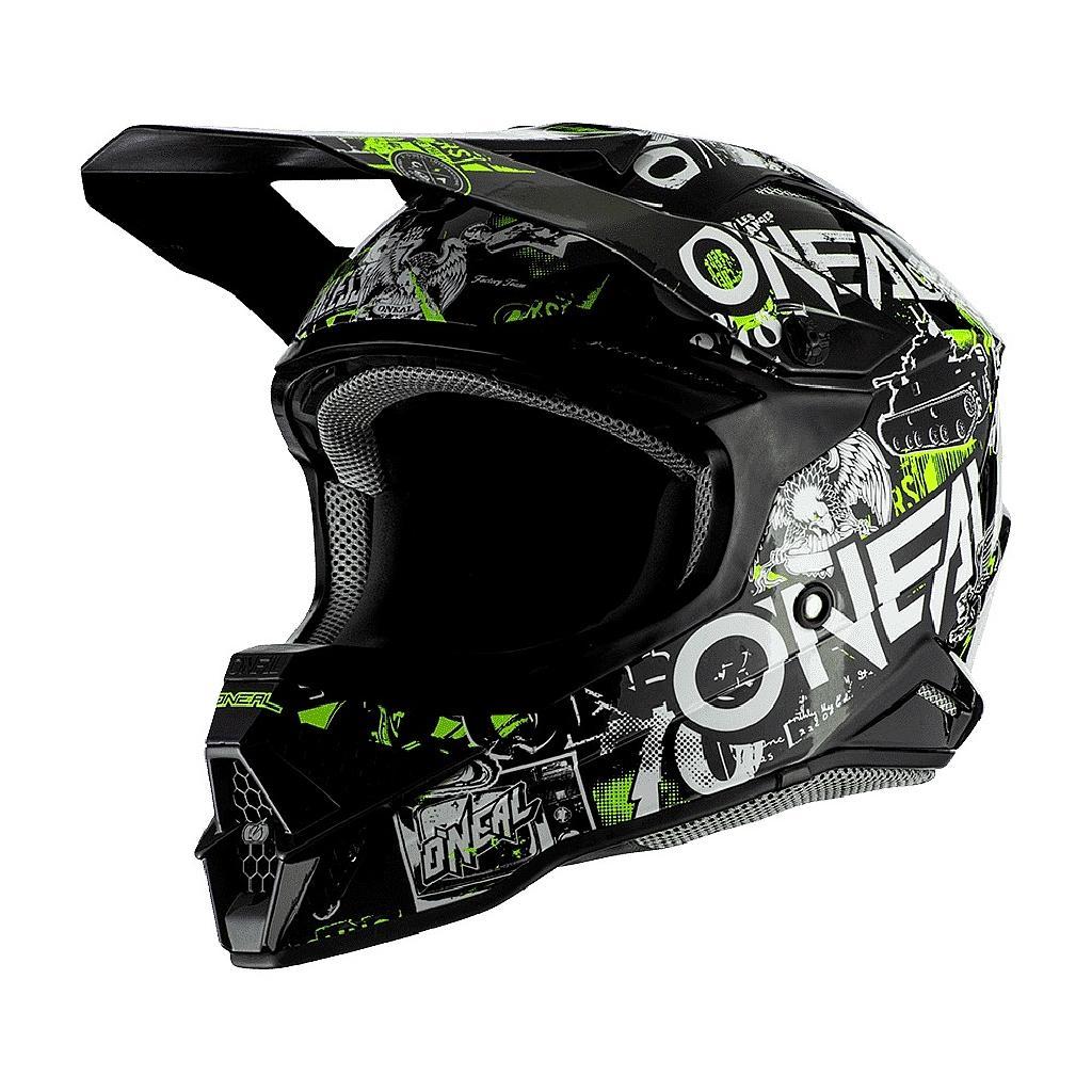 Шлем кроссовый ONEAL 3SERIES ATACK 2.0 black/yellow