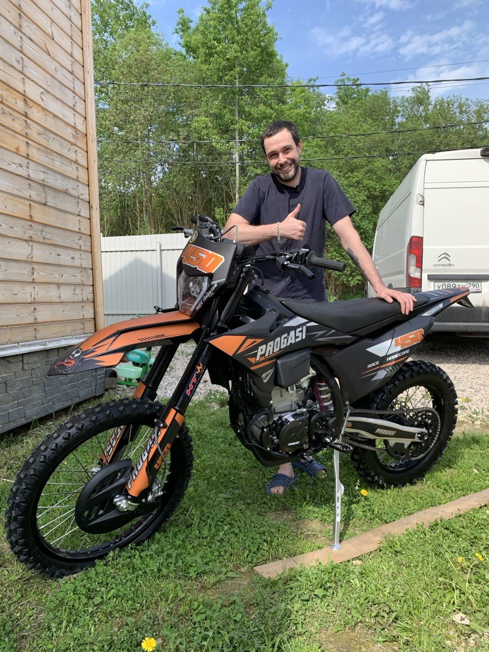 Мотоцикл эндуро PROGASI HARDCORE 450CC (194MQ) 21/18
