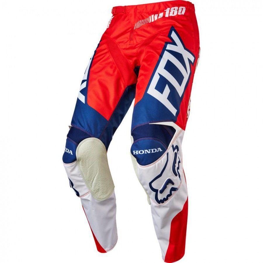 Штаны Fox 180 Honda red/white