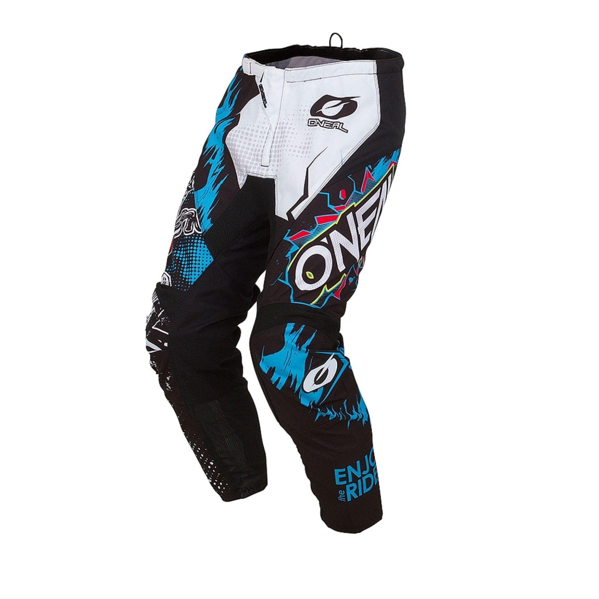 Штаны ONEAL ELEMENT VILLAIN Black/Blue